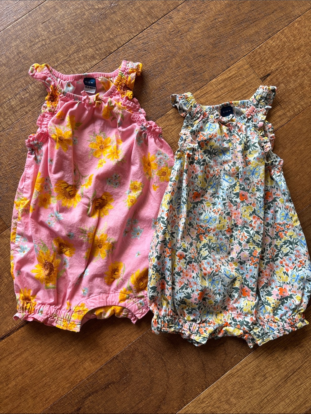 Old Navy Floral Baby Romper Set